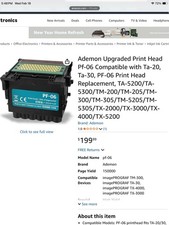Ademon Upgraded Print Head Pf-06 for Canon PF-06,Made in Japan