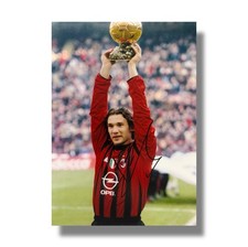 Signed SHEVCHENKO Milan AC A4 Photo - Football Memorabilia - COA & Photo Proof