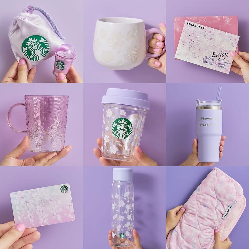 Starbucks Japan Sakura 2025 1st & 2nd Cherry Blossoms Starbucks Japan Sakura 2025 1st & 2nd Cherry Blossoms