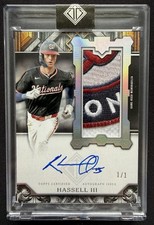 1/1🔥2025 TOPPS TRANSCENDENT- Robert Hassell III - RC Jumbo Patch Auto 1/1🔥NATS