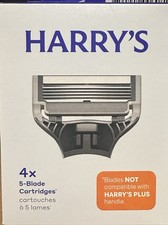 Harry's Men's Razor 5-Blade Cartridges Refill Pack of 4