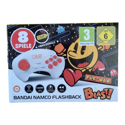 Bandai Namco Flashback Blast Vintage Video Games HDMI Pac Man Galaxian NEU