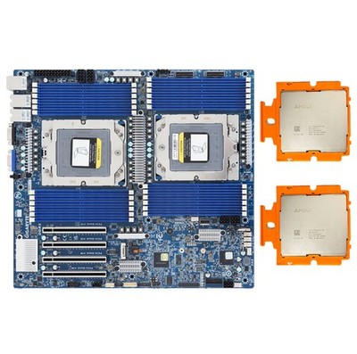 Gigabyte MZ73-LM0（rev 3.x）+2x AMD EPYC 9655 ZEN5 SP5 96 CORE 192 threads 2.6ghz