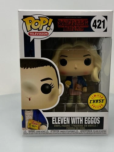 Funko POP! Television Stranger Things Eleven with Eggos Chase #421 NOT MINT