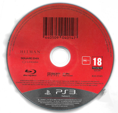 Hitman Absolution - PlayStation 3 / PS3 - NUR DISC