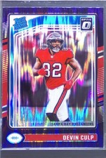 2024 Donruss Optic Devin Culp Purple Shock RC #226 Buccaneers