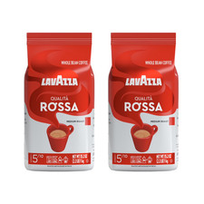 Lavazza Qualità Rossa Whole Bean Coffee, Medium Roast, 2.2 lb Bag (Pack of 2)NEW 15.00 per pound