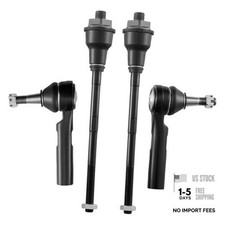 4pcs Front Inner Outer Tie Rod Ends Kit Compatible with 2002 ES3488 ES3493