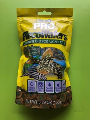 Tetra PRO Pleco Wafers for Algae Eaters, 5.29-Ounce Expiration Date:  01/2028