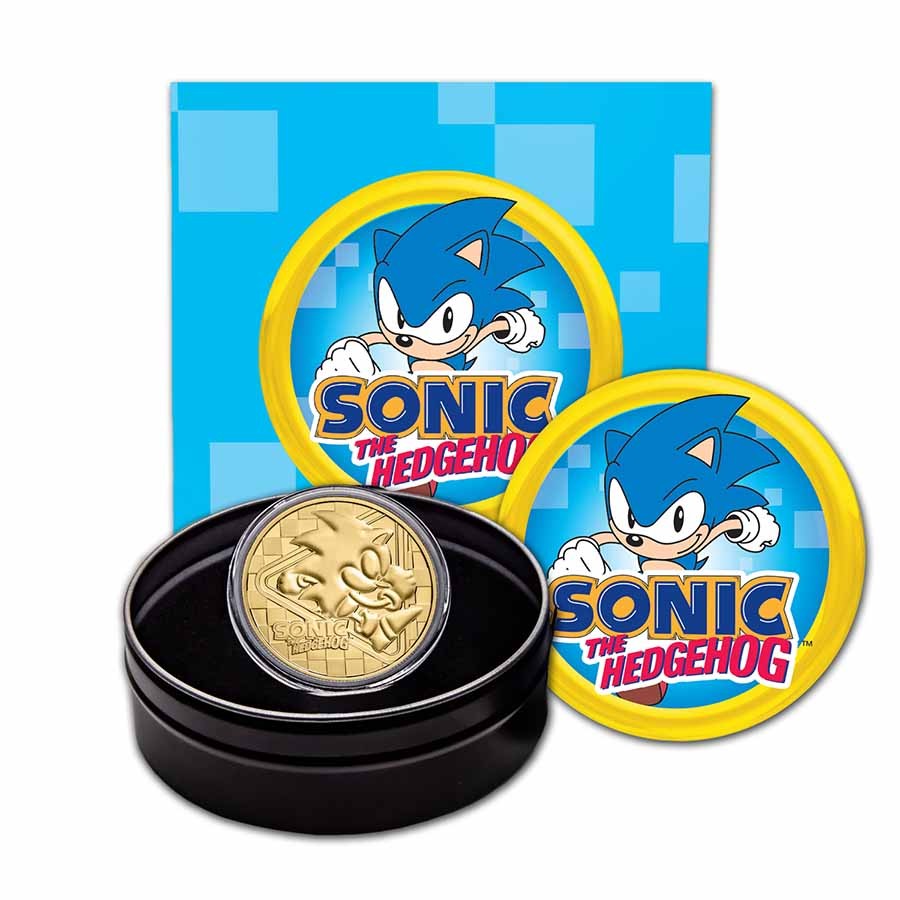2022 Niue 1 oz Gold Sonic the Hedgehog BU | eBay