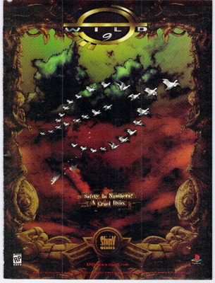 Vtg Print Ad 1998 Wild 9 PS1 Shiny Entertainment Earthworm Jim Creator Promo Art
