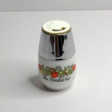 Vintage Gemco Corning Ware La Saliere SPICE OF LIFE Salt Shaker Only Dial Top