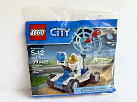 LEGO CITY (2) Polybag Set Lot Space Utility Vehicle Fire Car 30315 30347 NISB