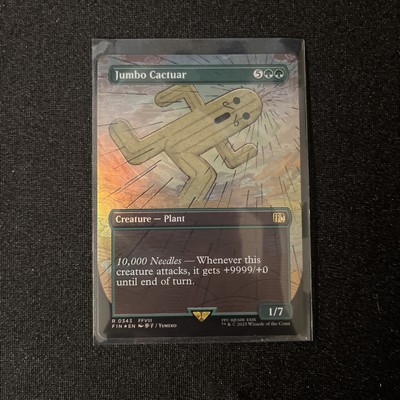 Jumbo Cactuar (Borderless) Magic the Gathering: Final Fantasy (Foil)