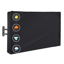 Outdoor TV Cover 43 inch Weatherproof, Waterproof Black TV Cover for Outside ...