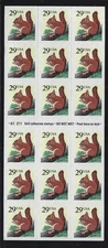 2489a Booklet American Red Squirrel of 18 .29 cent Mint Not Hinged Stamps