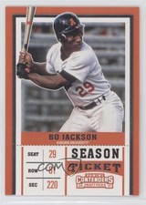 2017 Panini Contenders Draft Picks Season Ticket Bo Jackson (Color) #3 2u3