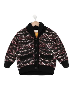 Cardigan tigre à paillettes fille Gucci