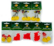 Bass Pro Shops Bobber Stops Sinker Stops Lot of 8 Packs