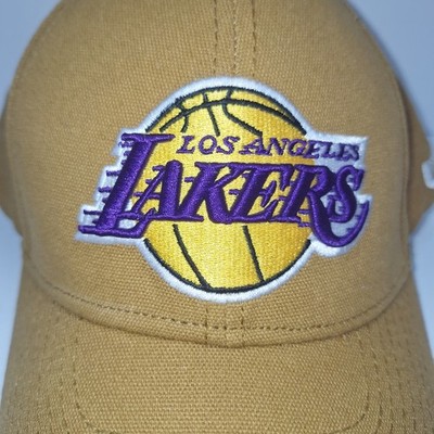 LA Lakers NBA Ultra Game Adjustable Hat Brown One Size Fits Most Nice