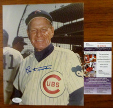 1969 Leo Durocher Autographed 8 X 10 Photo Chicago Cubs JSA Authenticated!