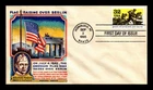 US COVER WWII OKINAWA LAST BIG BATTLE 50TH ANNIVERSARY FDC PATRIOTIC FLUEGEL