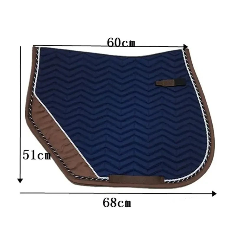 Horse Saddle Pad English All Purpose Square Wither Relief for Training & Comp - Image 4 of 4