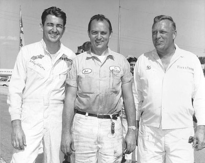 NASCAR drivers Bobby Allison Ray Hendrick Jack Tant Martinsville S- Old Photo