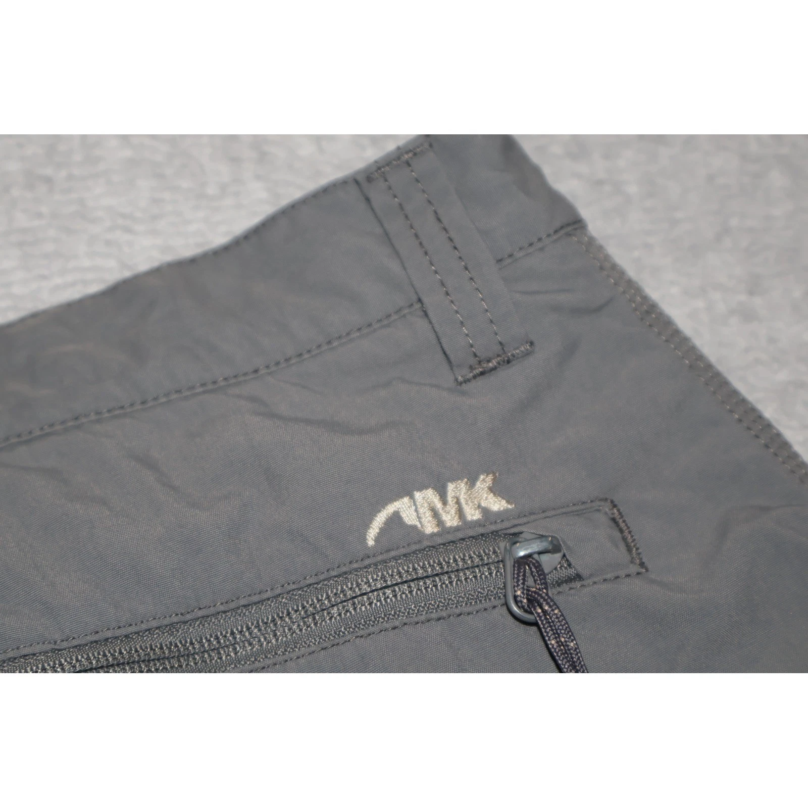 Mountain Khakis Granite Creek Shorts Mens 33 Gray Hiking Nylon Cargo 9" Inseam