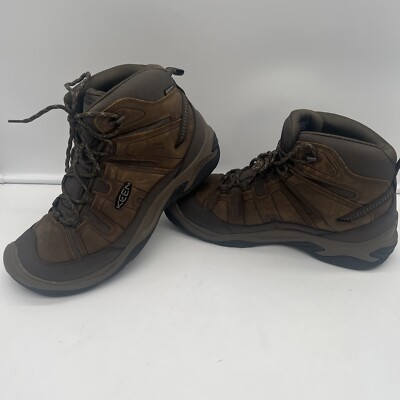 Keen Circadia Mid Waterproof Hiking  Mens Brown Casual Boots 1026769 Size 11.5
