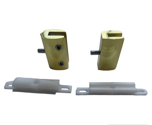 Shower Screen Door Pivots Spare Parts Polished Gold - Picture 3 of 5