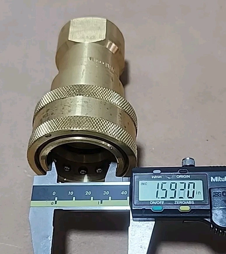 *NEW SURPLUS* Parker BH8-60 Female Coupling 1-1/2" Quick Connect 1"Npt +Warranty - Image 3 of 4