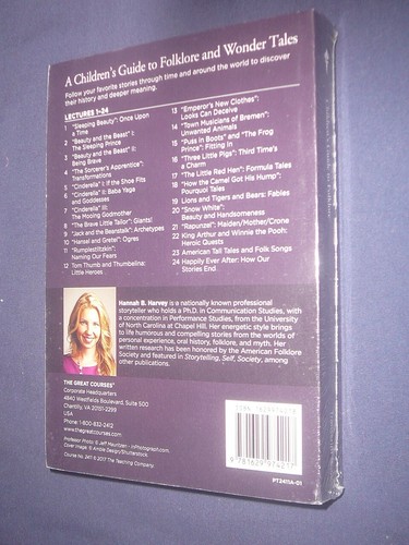 Great Courses TRANSCRIPTS : A CHILDREN'S GUIDE TO FOLKLORE and WONDER TALES - Picture 2 of 2