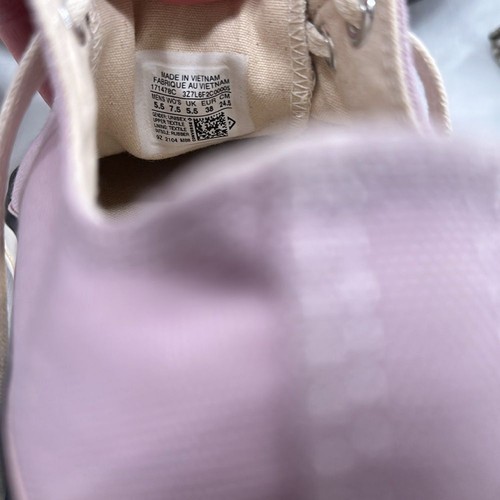 Converse Shoes Wm 7.5 Pale Purple Lace Up Low Chuck Taylor Sneakers All Star - Picture 14 of 14