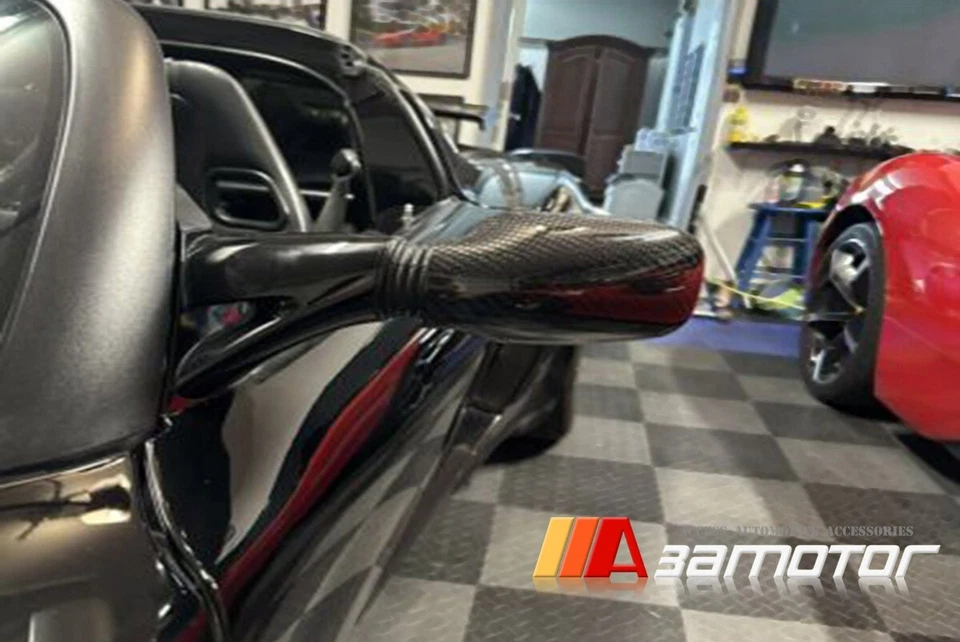 Juego de cubiertas de trom de espejo lateral de puerta de fibra de carbono para 05-11 LOTUS ELISE EXIGE S1 S2 Foto 2 de 2