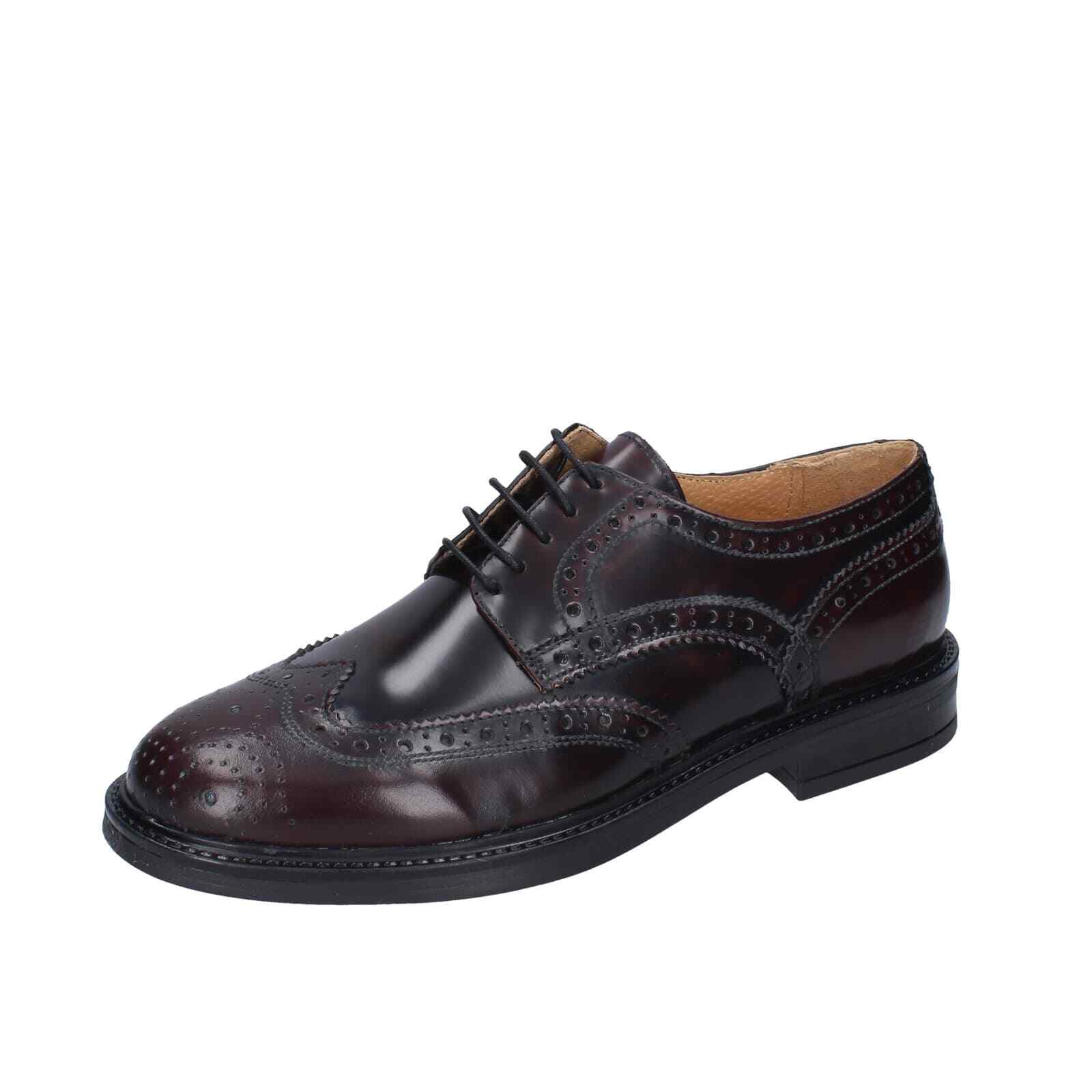 Мужские туфли BRUNO VERRI 8 EU 41 из элегантной бордовой кожи BC270-41 14390₽