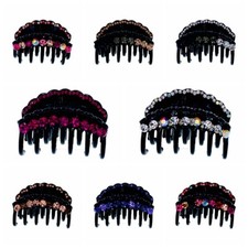 HANDMAD ACRYLIC HAIR CLAW CLIP JAW HAIRPIN made with SWAROVSKI CRYSTAL SW7