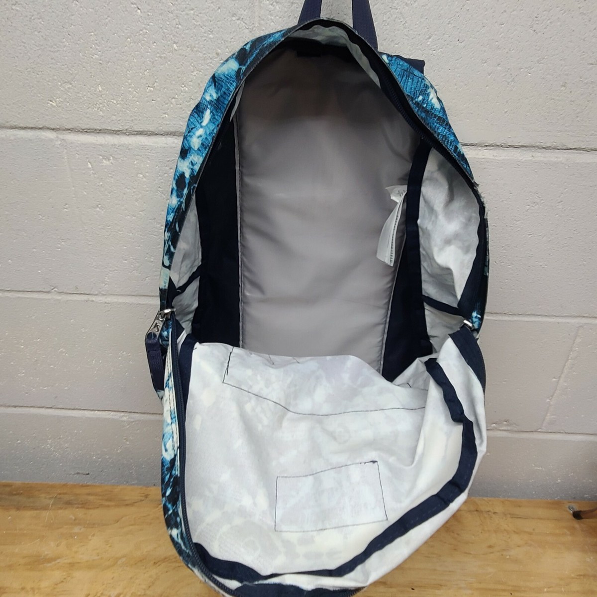 JANSPORT Black Label Superbreak Blue Sketch Floral Backpack Jansport Superbreak Plus FX | Embroidered Butterflies/Black  main image 4