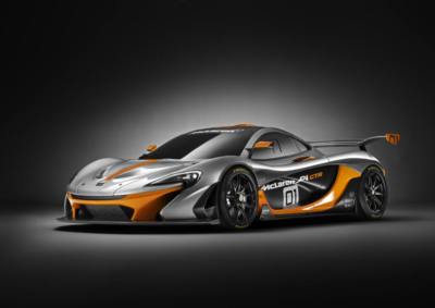 2016 McLaren P1 GTR Sportwagen großes Poster Wandkunst Druck Gr. A4 A2 A1 A0 vorne