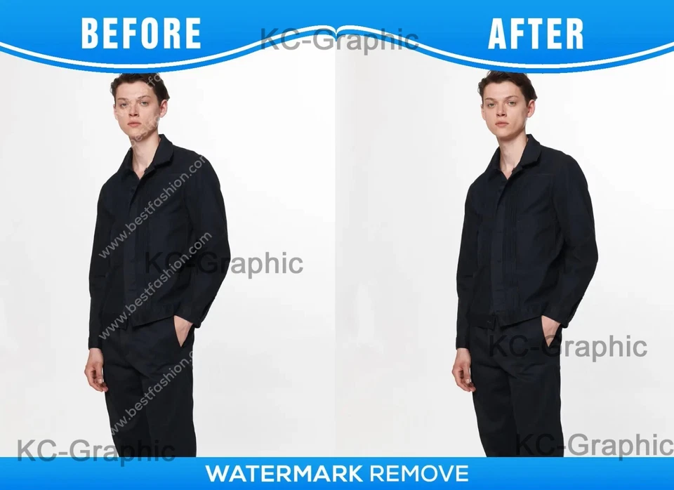 Graphic Photo Editing Service Background Object Removal Watermark Removal - Image 4 of 4