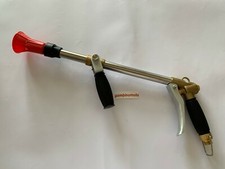 Lancia a mitra con testina "turbo" 15-60 bar e con ugello a rosa per vigneto 