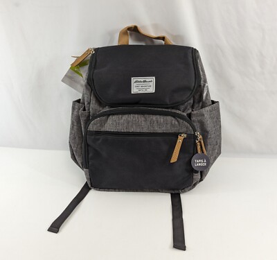 Eddie Bauer Ridgeline Chinook Backpack 7 Pockets Gray First Adventure NWT