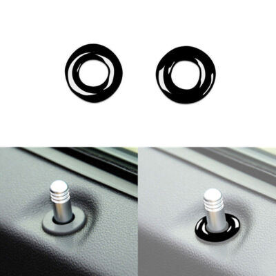 For Dodge Challenger 2008-2014 Piano Black Car Interior Door Locker  Cover Trim