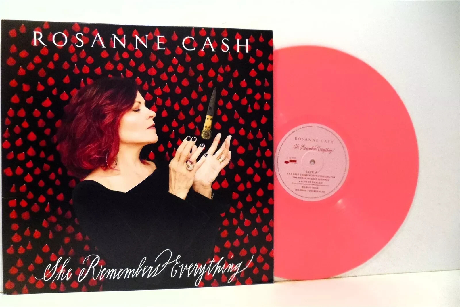 Rosanne Cash She Remembers Everything Pink Vinyl 2018 - Read Description