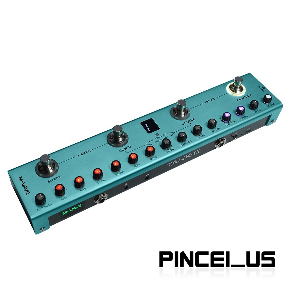 ギター Tank g effects pedal m wave Amazon.com: M-VAVE TANK-G Multi-effects Guitar Pedal, 36