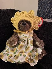 TY The Attic Treasures Collection "Susannah" Sunflower Bear VTG 1993 Jointed 
