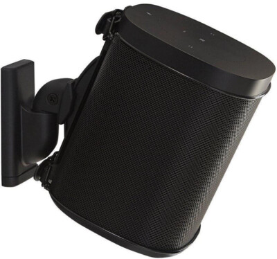 Sonos One One SL Play:1 Wandhalter Halterung von Sanus Schwarz WSWM21-B2