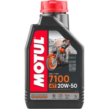 Motul 7100 4T Full-Synthetic 4-Stroke Motor Oil | 20W-50 | 1 Liter | 104103