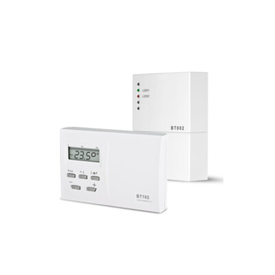 Funk-Raumthermostat BPT102 Set mit programmierbarem Sender und Aufputz-Empfänger