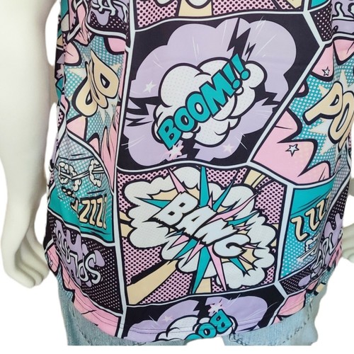 ¡OH SNAP! Camiseta Drill Clothing Co. para adultos XL cómic pastel estampado completo - Imagen 9 de 12